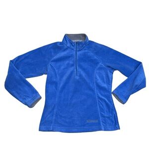 Marmot Women’s Blue Fleece 1/2 Zip Pullover size Small